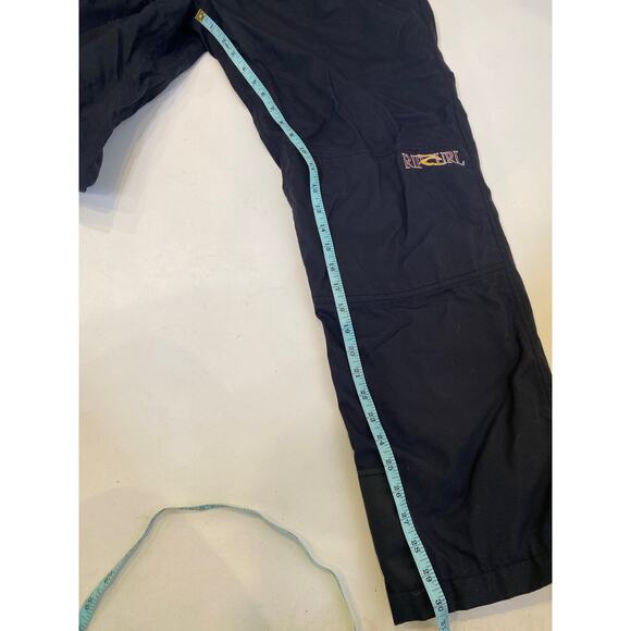 Ripcurl Men’s Black Snowboarding/Ski Pants Sz 34 Vintage Waterproof Nylon Lined - Picture 12 of 13